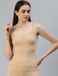 Womens Solid Cotton Camisole