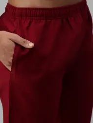 Womens Solid Coloured Cotton Kurti Pant