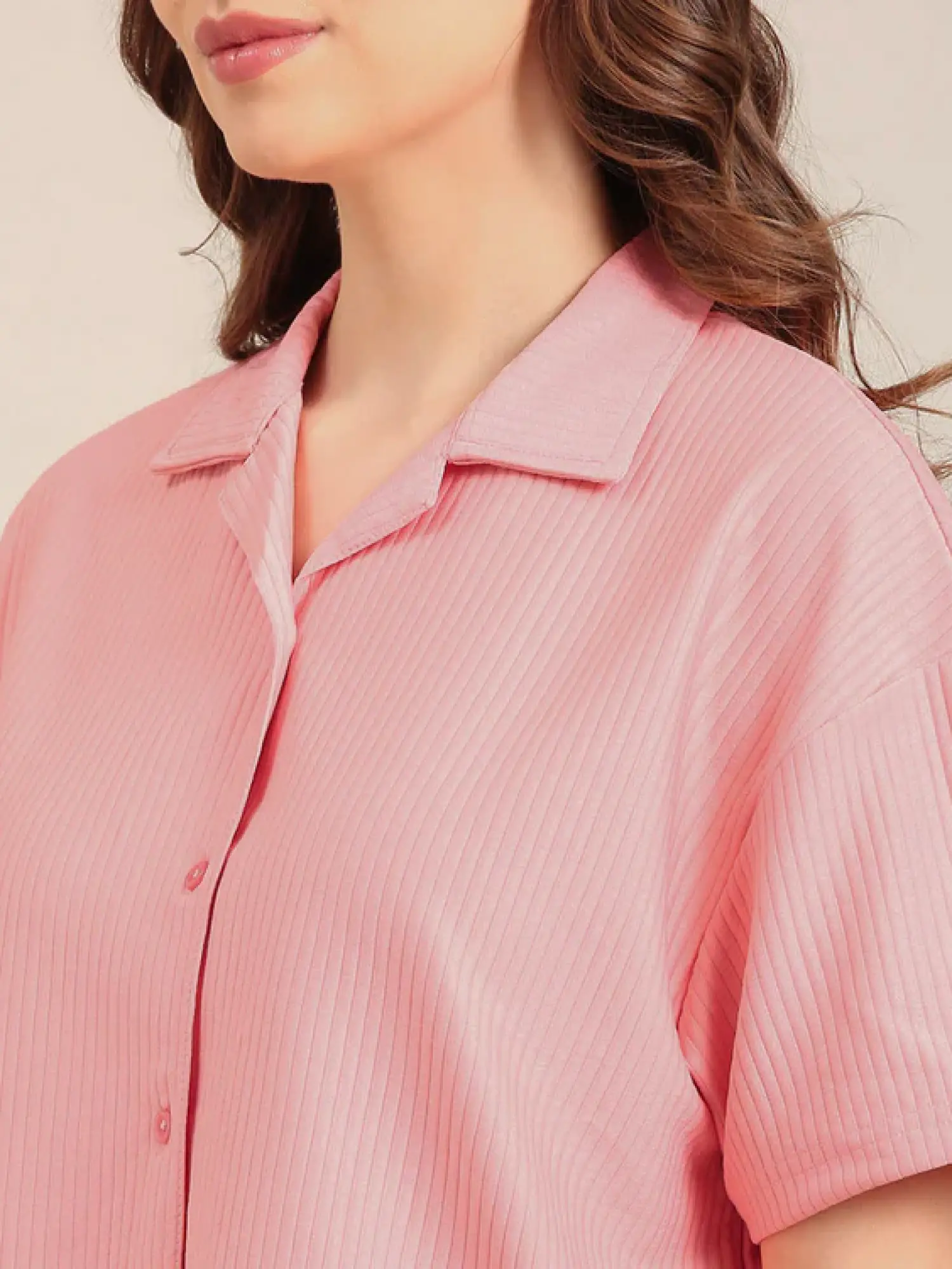 Oversized Textured Shirt