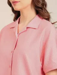 Oversized Textured Shirt