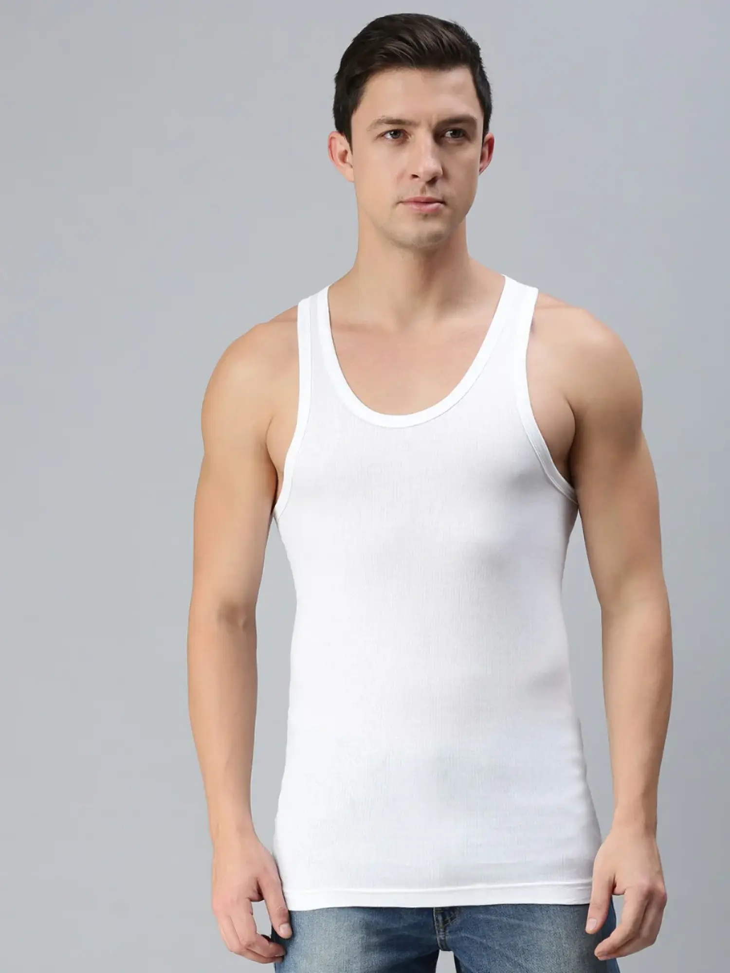 Men's Vests Combed Cotton Seamless Fit Classic Cut For Perfect Comfort | MB001