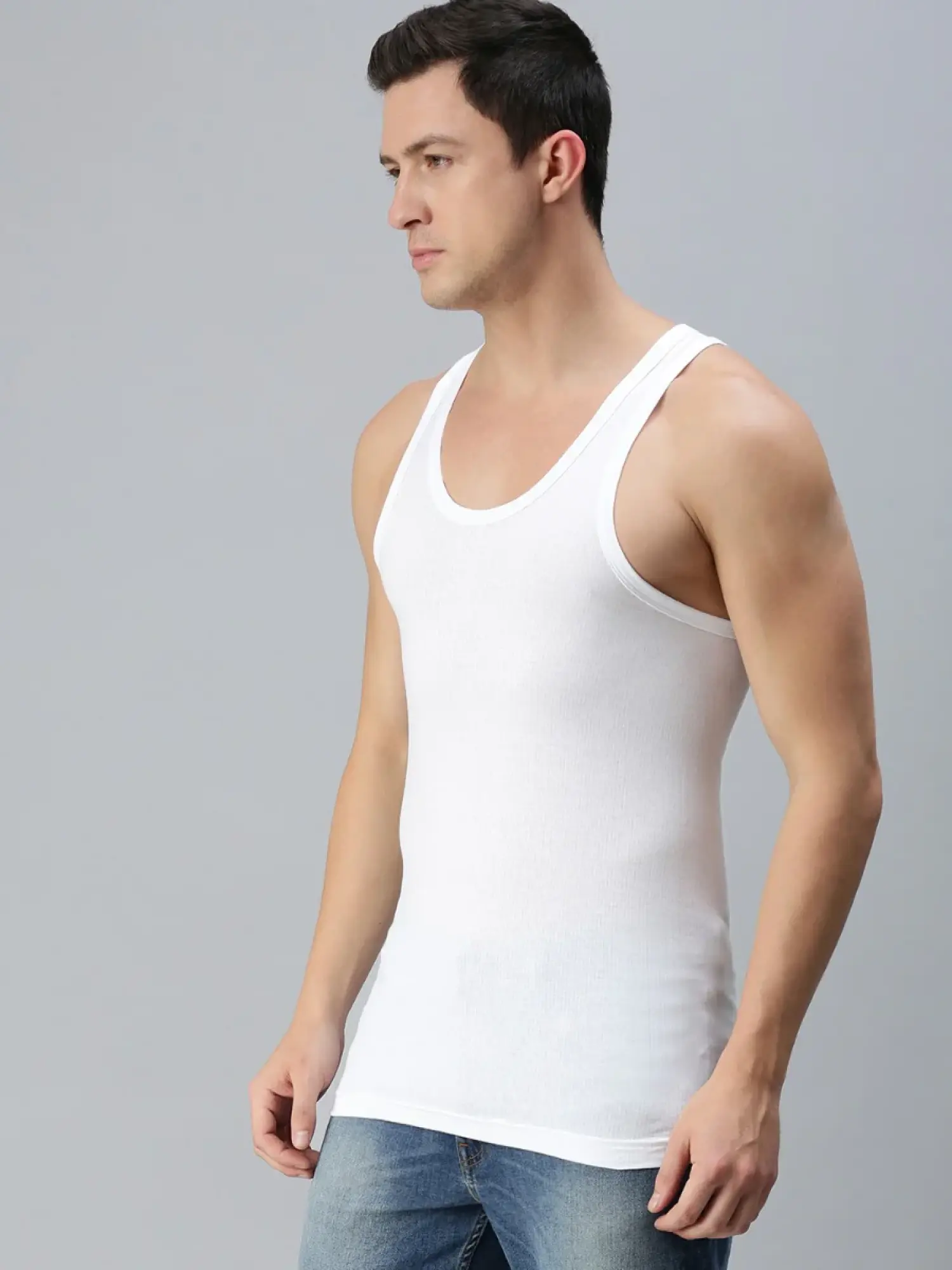 Men's Vests Combed Cotton Seamless Fit Classic Cut For Perfect Comfort | MB001
